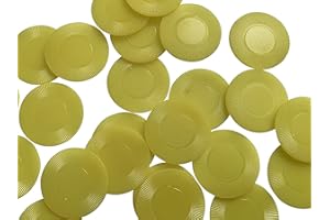 POKER CHIP SHOP Sachet de 500 jetons fins / jetons de poker - Environ 39 mm