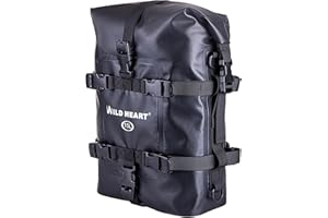 Wild Heart Motorrad-Trockentasche Sturzbügel-Taschen Motorrad-Tasche verwendet ALS Motorrad-Gepäck Sissy Bar Rücksitz Sattelträger Heckfender-Tasche seitliche Werkzeugtasche für Moto ATV