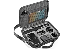 Tomat Action 5 pro torba do przenoszenia, przenośna torba na ramię torba podróżna do akcesoriów DJI Osmo Action 5 pro/Action 4, Black02, Kompaktowe