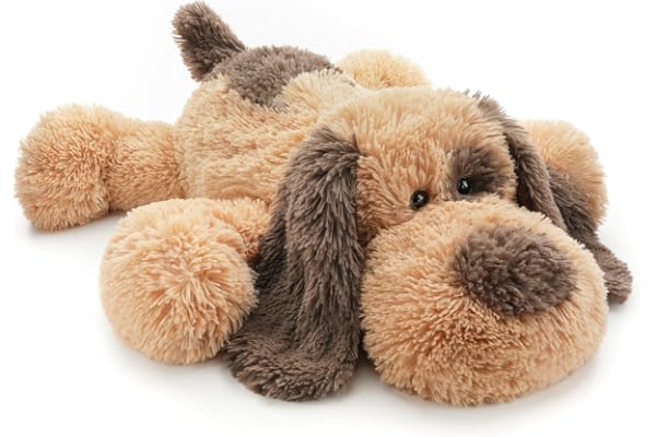 WEIGEDU Floppy Gosedjur Hund Valp Plyschleksak, Krambar Beagle Labrador Retriever Gosedjur Hundar för Barn Flickor Pojkar Bab