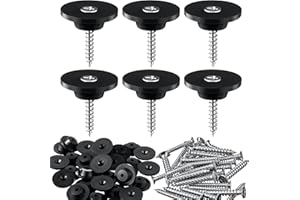 Enhon 100 Clous D'éTanchéIté Pour Nappes à Excroissances, Clous De Montage 3,5x25 Mm, Boutons De Montage Avec Clou Pour Film à Excroissances