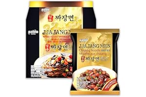 PALDO FUN & YUM Paldo Jjajangmen Chajang Noodle Vegan No MSG 4-pack by Paldo