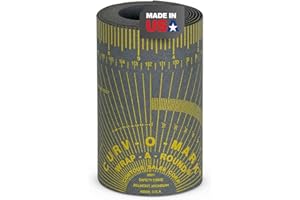 Jackson Safety 14767 Curv-O-Mark Wrap-A-Round Ruler, XX-Large, Gris, 6" to 16" Pipe Diameter, 5.00" x 9'
