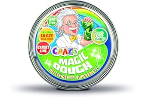 MAGIC DOUGH PROFESSOR | Intelligente Knete Kinder mit Special-Effekten , Knetmasse in Dose 70 g , Glutenfreie Kinderknete, 6 Varianten - Vorauswahl nicht möglich