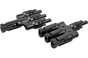 SOLARV enjoy solar® 1 Pair Solar Plug T Splitter 3-Way for Parallel Connection Solar Module