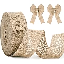 Nastro Juta Naturale 2cm X 20m - Per Decorazioni Rustiche, Matrimoni E Confezioni Regalo, Confezione Da 2 Rotoli