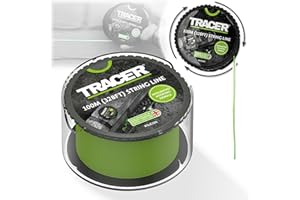 Tracer Corde de Construction Anti-nœuds Haute visibilité sur Bobine rotative avec poignée intégrée Vert 100 m