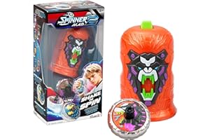Bizak Spinner Mad 2 Shake 62006323-5 Toupie individuelle avec mécanisme avancé, Cooper Bear, Jouet de Combat pour garçons et Filles à partir de 5 Ans, 6 Styles différents à Collectionner
