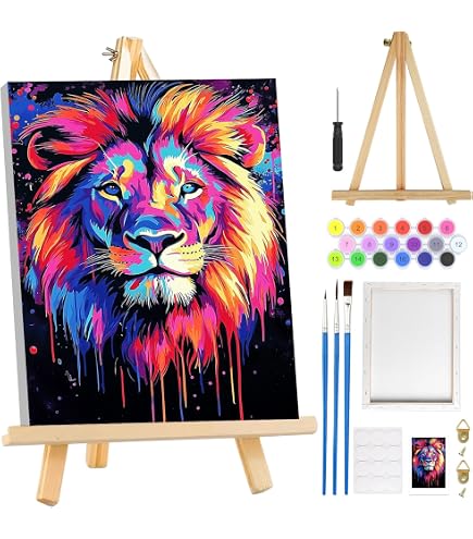 EOBROMD Oiseau Peinture Numero Adulte avec Cadre, Animaux Loisirs Créatifs Adultes, Kits de Peinture au Numéro Bricolage, Peinture de Dessin de