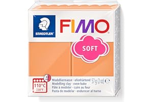 STAEDTLER FIMO Soft - Pain pâte à modeler 57 Grammes - Sorbet papaye - 8020-T41