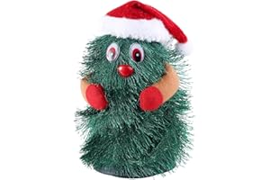 infactory Singender Christbaum: Singender & Tanzender Weihnachtsbaum Little Swinging Xmas Tree, 15cm (Singender Tanzender Tannenbaum, Singender Baum, Kinder Weihnachten)