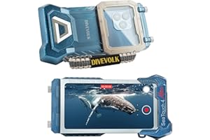 DIVEVOLK Tauch-Handyhülle, kompatibel mit iPhone 12/12 Pro/12 Pro Max/13/13 Pro/13 Pro Max/14/14 Pro/14 Pro Max/15/15 Pro/15 Pro Max