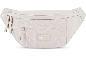LARKSON Torba na brzuch dla kobiet i mężczyzn - Ole - saszetka biodrowa do uprawiania sportu na świeżym powietrzu w mieście - stylowa torba na pasek na festiwal - Crossbody Bag z paskiem -