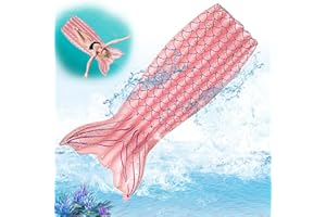 CIYIN Galleggianti Gonfiabili per Piscina, Materassini per Piscina, Galleggiante Gonfiabile a Forma di Coda di Sirena, Materassini Mare per Bambini e Adulti, per Piscina Sulla Spiaggia Festa