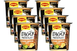 ‎MAGGI Maggi Magic Asia Saucy Noodles Sesame Chicken Taste Cup, 8er Pack (8x75g)