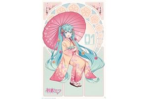 GB EYE GB oko - HATSUNE MIKU Plakat Sakura Kimono (91,5 x 61 cm)