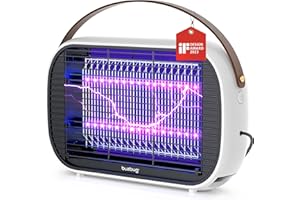 ‌‌Buzbug LED Fly Zapper Indoor, 10-Year Lifespan, Durable Fly Killer, Trap, Catcher, Sustainable Low-Power, Flying Insects Control for Garden, Patio, Kitchen, Living room-MA015B