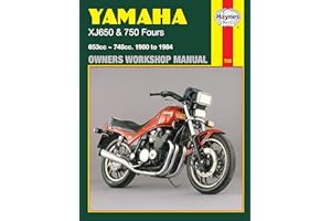 Yamaha XJ 650 and XJ 750 Fours Owners Workshop Manual, No. M738: '80-'84 (Haynes Manuals)