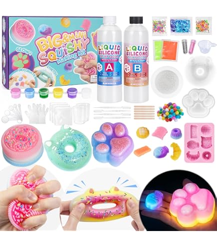 Hapikids Slime Kits de Loisirs Créatifs 6 7 8 9 10 11 12 Ans, Cadeau