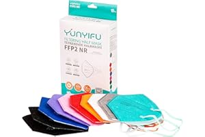 ProMedicalCare. Mundschutz FFP2 Maske farbig, Mundschutz Maske FFP2 bunt, Masken Mundschutz FFP2 (einzelverpackt)