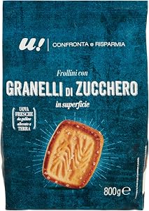 U! Confronta & Risparmia Frollini con Granelli di Zucchero 800g