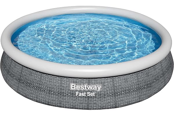 Bestway Piscine autoportante Fast Set Ronde rotin 366 x 76 cm