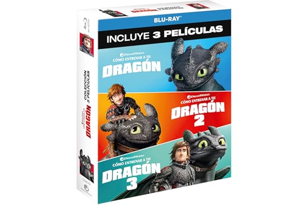 Pack 1 - 3: Cómo Entrenar A Tu Dragón [Blu-ray]