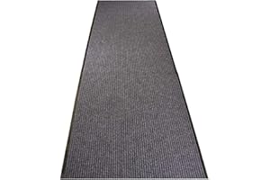 Nisorpa Carpet Runners for Hallways 90x300cm Hallway Runner with Non Slip Back Dirt Stopper Extra Long Hall Runner Washable Runner Mat for Home office Kitchen Gray