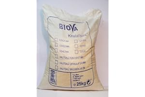 BIOVA Kubisches Halitsalz Granulat 2-5mm 25kg -"Weißes Gold"23102