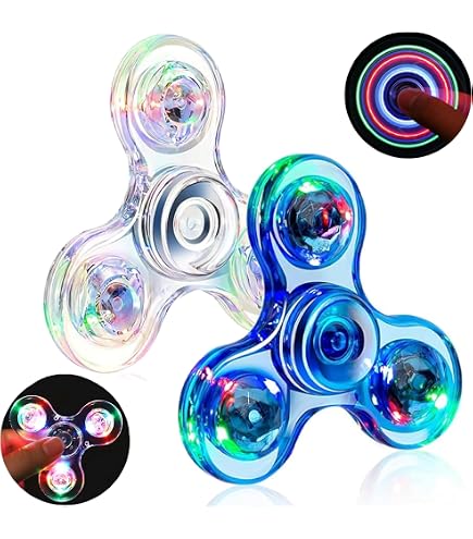 Steemjoey 5 Jouets Fidget Tangle – Anti-Stress Silencieux – Rotation Libre – Cadeau Enfant Adulte Noël Anniversaire