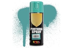 Etrexonline Pintura Spray Multicolor Profesional | 400ml | Adecuado para Metal, Madera & Plástico | Color Turquesa | Secado Rápido | Paquete de 1