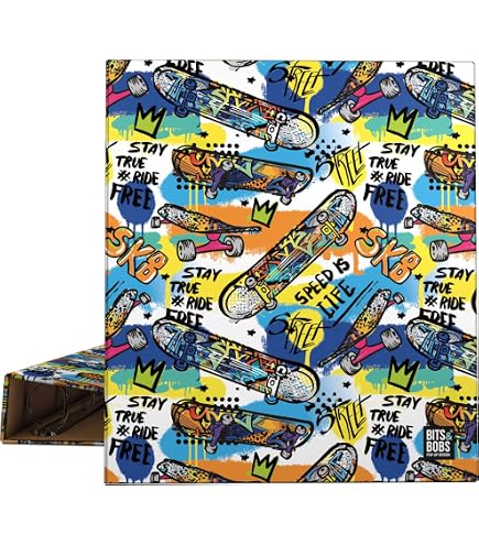 Classeur à Anneaux A4 Grafoplas – Motif Jungle – 4 Anneaux 40 Mm – Couverture Rigide – Certifié FSC – Pour école Ou Bureau