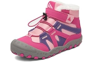 Mishansha Stivali da Neve Bambino Scarpe Invernali Comode con Imbottitura Calda