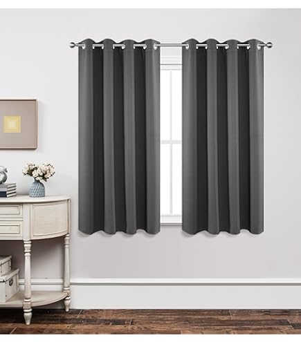 Fusion Whitworth Streifen Vorhänge - 100% Baumwolle Mit Ösen, Ockerfarben 117x137cm