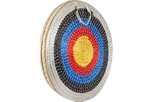 JF HOME BLISS Archery Target Hand-Made Straw Round Target Shooting Bow for Recurve Bow Compound Bow or Longbow 20 inches Diameter