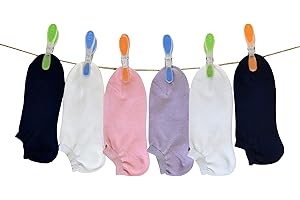 PETTI Artigiani Italiani - Calzini Bambina, 6 Paia di Calzini Fantasmino Bambina, Calzini Bambino Fantasmino Femminuccia, Calzini Bambina Cotone Filo di Scozia, 100% Made in Italy