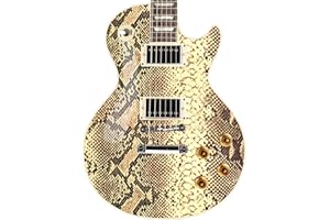 DESIGNDIVIL Pro Guitar/Bass Skin Wrap Vinyl Decal Sticker The Rattler Snake Skin GS128