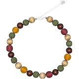 Edelstahl Perlen Choker Für Damen - Verstellbare Statement Halskette