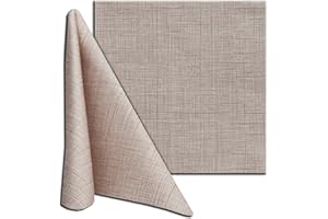 CRIMEN ITALY Tovagliolo TNT monouso 40x40 in tessuto non tessuto CACAO | 50 pezzi | tovaglioli, resistenti | assorbente | simile al tessuto | ideale per ristorazione | Biodegradabile