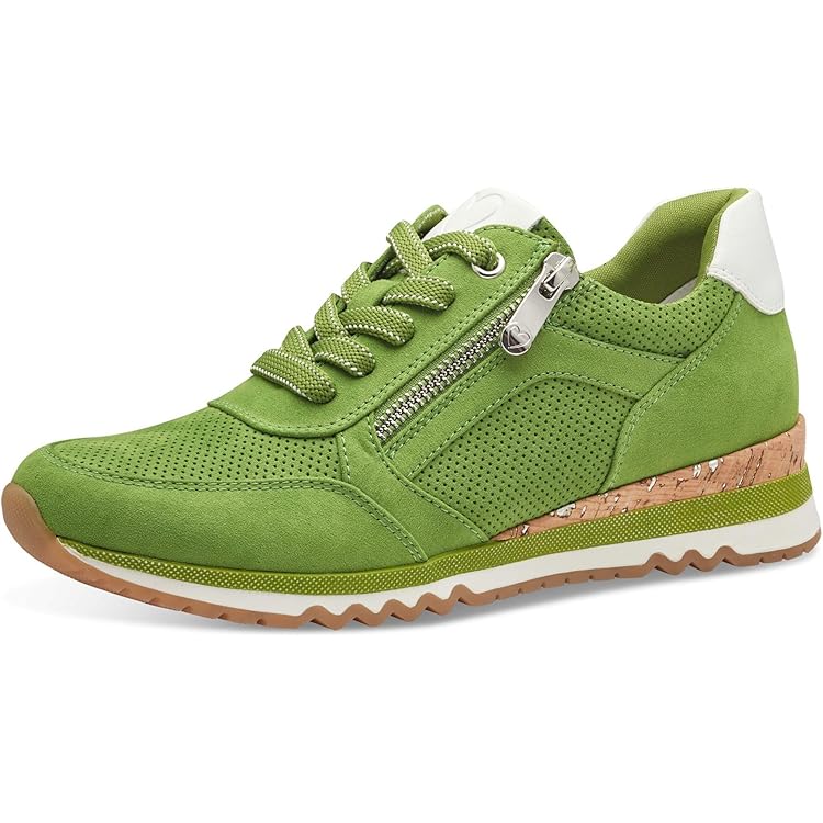 MARCO TOZZI Damen Plateau Schnürschuhe - Business Chic Mit Feel Me Sohle