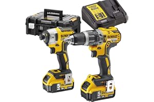 DeWalt DCK266P2T 18v XR Cordless Combi Drill & Impact Driver TSTAK Kit 2 x 5ah Li-ion