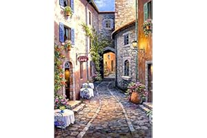 DAERLE DIY Kit pittura diamante Paesaggio, 5D Diamond Painting Kit Completo per Adulti Strass Ricamo Punto Croce Arte e Artigianato Fai da Te, Decorazione per Casa e delle Pareti 30x40cm, Paesaggio