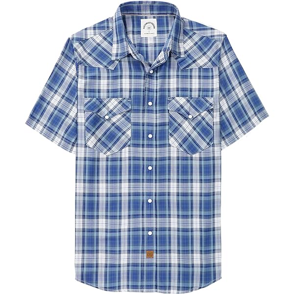 HUK Men's Standard Creekbed Pattern Short Sleeve Button, Fishing