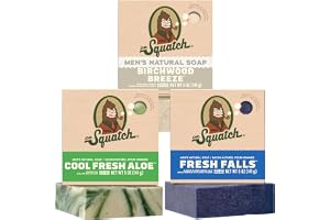 Dr. Squatch Naturlig Tvål för Män, Fast Kroppstvål (142g, 3-pack)