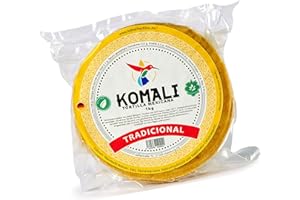 ‎MEXHAUS Komali Gelbe Maistortillas Mexikanische Tortilla (40 Stück - 1kg - 15 cm)