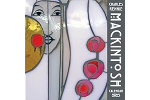 2025 Scotland Calendar: Charles Rennie Mackintosh - Square Wall Calendar - Month to view – 12 Months