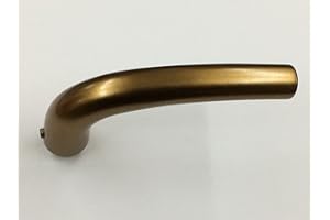 MANIGLIA SUSY GHIDINI ALLUMINIO BRONZATO F4 SINGOLA PER PORTA BLINDATA DA ABBINARE A PLACCA PER PORTA BLINDATA Q8 PZ 1