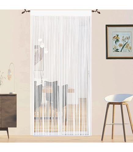 Rideau Sur Mesure Pour Armoire - Imitation Lin, Anti-poussière - Rail Inclus - Dimensions Personnalisables (ex: 80x60 Cm) - 9