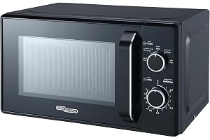 Super General 20 Liter Compact Solo Microwave Oven, 700W Power, KSGMM920N,Black With 2 Years Warranty