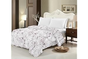 NH NOVOTEXTIL HOGAR Edredón Nórdico para Cama 150 (250x260 cm) - Relleno de Fibra 250gr/m2, Diseño Estampado Reversible, Suave, Transpirable, Hipoalergénico, Ligero y Cálido para Invierno y Entretiempo (Suzhou)